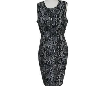NWT Calvin Klein Python Dress